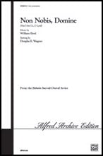 Non Nobis Domine Two-Part choral sheet music cover